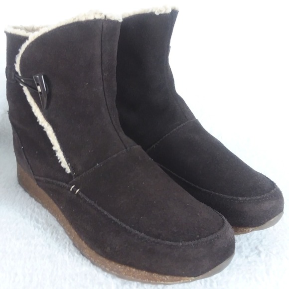 Sporto Winter‎ Snow Boots Faux Fur Lined Brown Womens Size 12M - Picture 4 of 13